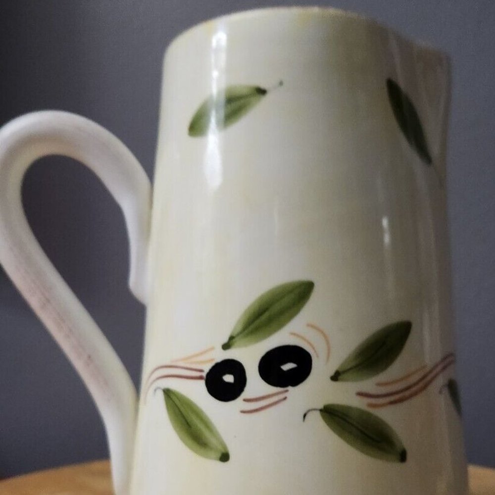 Beautiful Hand Made/Hand Painted Pitcher Made in Italy 20 inch tall